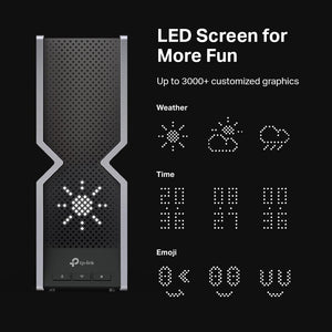 Wireless Router|TP-LINK|Wireless Router|19000 Mbps|Mesh|Wi-Fi 7|USB 3.0|4x2.5GbE|2x10GbE|LAN \ WAN ports 2|Number of antennas 8|ARCHERBE800