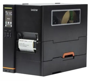 BROTHER TJ-4422TN INDUSTRIAL LABEL THERMO TRANSFER PRINTER, USB, LAN, SERIAL PORT, 203DPI, 14IPS, LABEL REWINDER