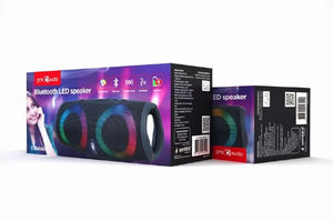 Portable Speaker|GEMBIRD|Black|Portable/Wireless|1xAudio-In|1xUSB 2.0|1xMicroSD Card Slot|Bluetooth|SPK-BT-LED-02