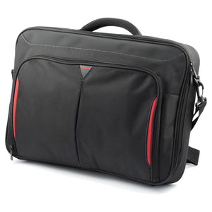 Targus | Clamshell Laptop Bag | CN418EU | Briefcase | Shoulder strap | Black/Red
