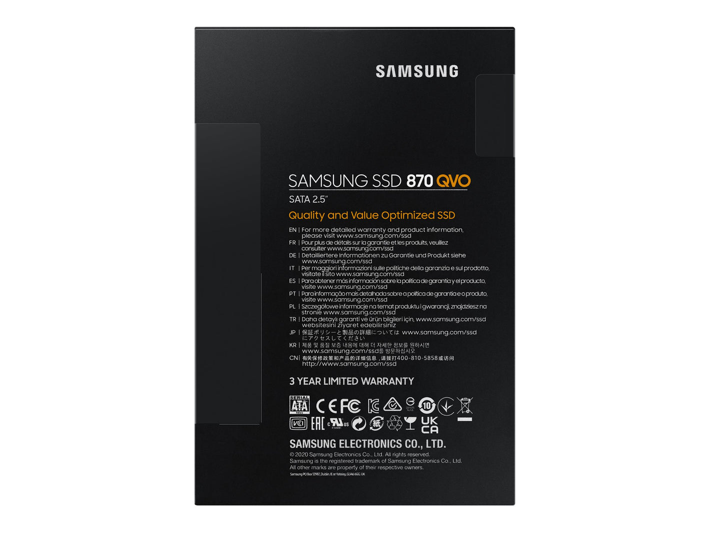 SAMSUNG SSD 870 QVO 1TB SATA 2.5inch