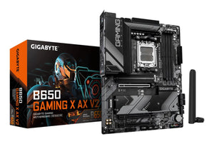 Mainboard|GIGABYTE|AMD B650|Socket AM5|ATX|RAM DDR5-SDRAM|4xSlots|Wi-Fi Yes|Bluetooth Yes|3xPCI Express x16 slots|3xNumber of M.2 (M) slots|B650GAMINGXAXV21.3