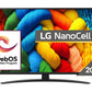 TV Set|LG|43"|4K/Smart|3840x2160|Wireless LAN|Bluetooth|webOS|Black|43NANO81A3A