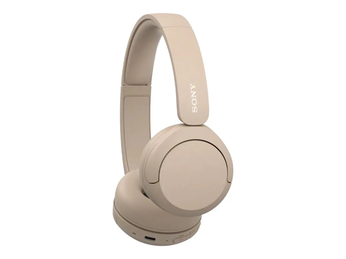 Sony | Wireless Headphones | WH-CH520 | Wireless | On-Ear | Microphone | Beige | Noise canceling | Wireless