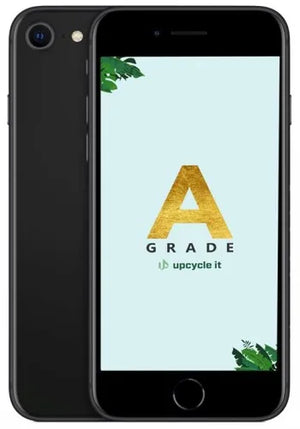 UPCYCLE IT APPLE IPHONE SE 4,7”, 64GB, 5G, BLACK, MMXF3, A-GRADE