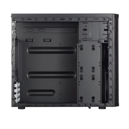 Fractal Design | CORE 1100 | Black | Micro ATX | ATX PSUs, up to 185mm if a typical-length optical drive is mounted