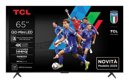 TV Set|TCL|65 "|4K Ultra HD|3840 x 2160 pixels|Flat|16:9|QD-Mini LED|65Q6C