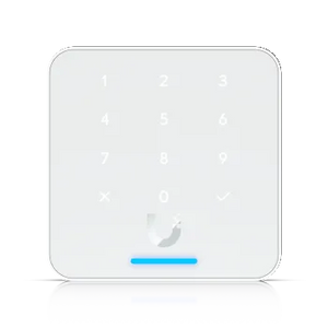 UBIQUITI READER FLEX WHITE. THIRD-GENERATION NFC CARD READER WITH A KEYPAD AND APPLE TOUCH PASS SUPPORT