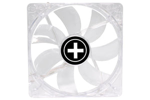 CASE FAN 120MM TRANSP 3PIN+4P/BLUE XF044 XILENCE