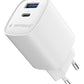 CHARGER USB UNIVERSAL 2P 45W/TA-UC-1A1C-PD45-01-W GEMBIRD