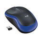 LOGITECH M185 cordless Notebook Mouse USB black blue