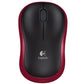 LOGITECH M185 cordless Notebook Mouse USB black red