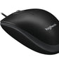 LOGITECH B100 optical Mouse black USB for Business OEM