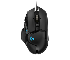 Logitech G502 HERO, wired gaming mouse, black