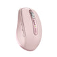  Logitech MX Anywhere 3S Mouse - RF Wireless + Bluetooth, Laser, 8000 DPI, Rose