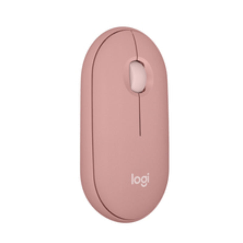  Logitech M350s - Optical mouse - Pebble 2 - tonal rose