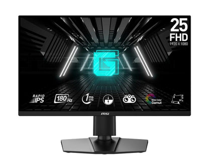 LCD Monitor|MSI|G255PF E2|24.5"|Gaming|Panel IPS|1920x1080|16:9|180Hz|1 ms|Speakers|Swivel|Pivot|Height adjustable|Tilt|G255PFE2