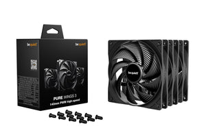 CASE FAN 140MM PURE WINGS 3/PWM HS 3PACK BL138 BE QUIET