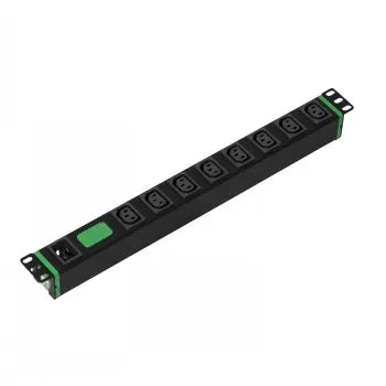 APC EASY RACK PDU, BASIC, HORIZONTAL, 1 PHASE, 3.7KW, 230V, 16A, 8 X C13 OUTLETS, IEC60320 C20 INLET