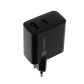 Natec Ribera USB Charger, 1x USB-A, 1x USB-C, 45 W | NUC-2143