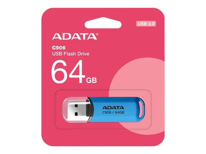ADATA | USB Flash Drive | C906 | 64 GB | USB Type-A | Blue