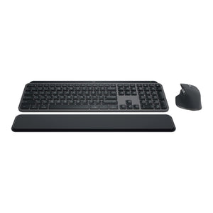 Logitech MX Keys S Wireless Keyboard + Palm Rest, Bluetooth, Illuminated, US, Graphite