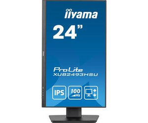 LCD Monitor|IIYAMA|23.8"|Business|Panel IPS|1920x1080|16:9|100Hz|Matte|1 ms|Speakers|Swivel|Pivot|Height adjustable|Tilt|XUB2493HSU-B6