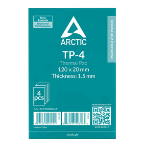 CPU COOLER ACC THERMAL PAD 4PK/120X20X1.5 ACTPD00067A ARCTIC
