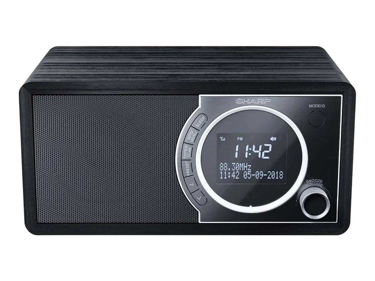 Sharp DR-450(BK) Digital Radio, FM/DAB/DAB+, Bluetooth 4.2, Alarm function, Midnight Black | Sharp | Digital Radio | DR-450(BK) | Bluetooth | Midnight Black