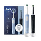 Oral-B Electric Toothbrushes | Vitality Pro Duo | Rechargeable | For adults | Number of brush heads included 2 | Number of teeth brushing modes 3 | Black/Blue White