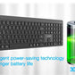 KEYBOARD WRL SLIM 2.4G+BT US/KB-WPS-03 GEMBIRD