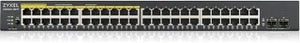 ZYXEL GS1900-48HP V2, 48-PORT GBE L2 SMART SWITCH, 170 WATT RACKMOUNT (5Y WARRANTY)