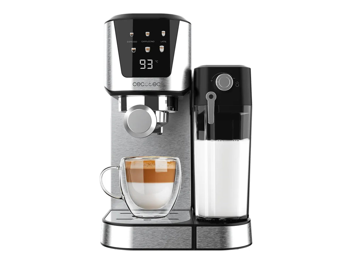 Cecotec Coffee Maker | Power Espresso 20 Cream | Pump pressure 20 bar | Built-in milk frother | Semi-automatic | 1350 W