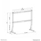 NEOMOUNTS TV DESK STAND 45-90” (LEGS)