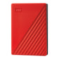 WD My Passport 4TB portable HDD Red