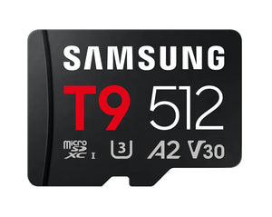 Samsung microSDXC UHS-I Card | T9 | 512 GB | microSD | Flash memory class U3, V30, A2