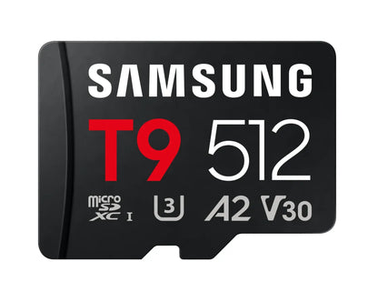 Samsung microSDXC UHS-I Card | T9 | 512 GB | microSD | Flash memory class U3, V30, A2
