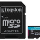 MEMORY MICRO SDXC 1TB UHS-I/W/A SDCG4/1TB KINGSTON