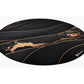 Arozzi Zona Round Floor Pad | Black/Gold