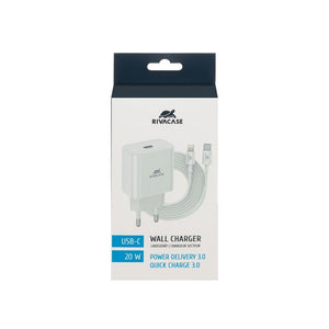 MOBILE CHARGER WALL/WHITE PS4101 WD5 RIVACASE