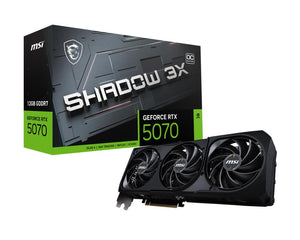 Graphics Card|MSI|NVIDIA GeForce RTX 5070|12 GB|GDDR7|192 bit|PCIE 5.0 16x|Triple slot Fansink|RTX507012GSHADOW3XOC