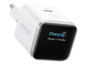 Anker Nano Charger 45W, Smart Display, White