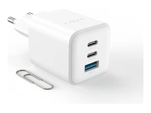 Fixed Mini 2x USB-C and USB GaN Charger 65W