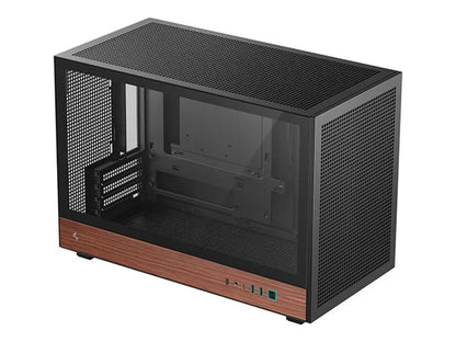 Deepcool Case | CH260 Wood | Micro Tower | Black