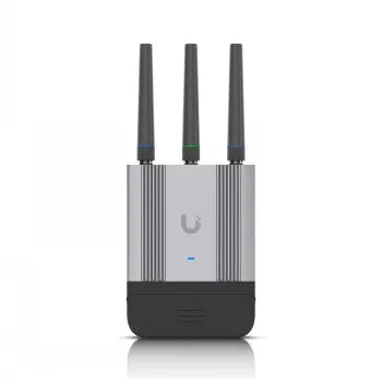 UBIQUITI COMPACT, RUGGEDIZED, AND CARRIER UNLOCKED LTE CAT 4 MOBILE WIFI ROUTER DESIGNED FOR INDOOR/OUTDOOR IOT APPLICATIONS.