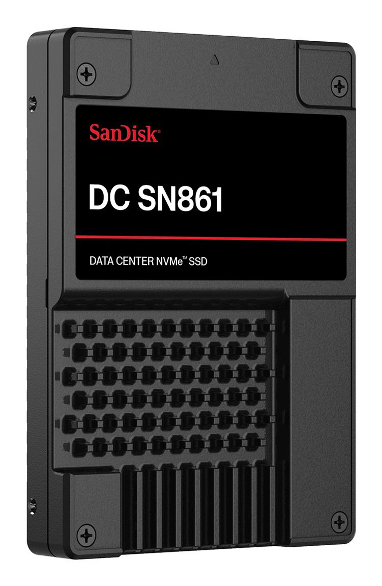SSD|SANDISK|DC SN861|7.68TB|U.2|PCIe Gen5|SDS6BA176PSP9X30TS2527