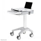 NEWSTAR MOBILE LAPTOP CART, INCL. KEYBOARD & MOUSE DRAWER 10-22" CR?ME