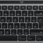 KEYBOARD WRL MX KEYS S MAC/SPACE GREY 920-011637 LOGITECH
