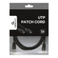 GEMBIRD CAT5e UTP Patch cord black 3m