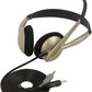 Koss | Headphones | CS100 | Wired | On-Ear | Microphone | Black/Gold